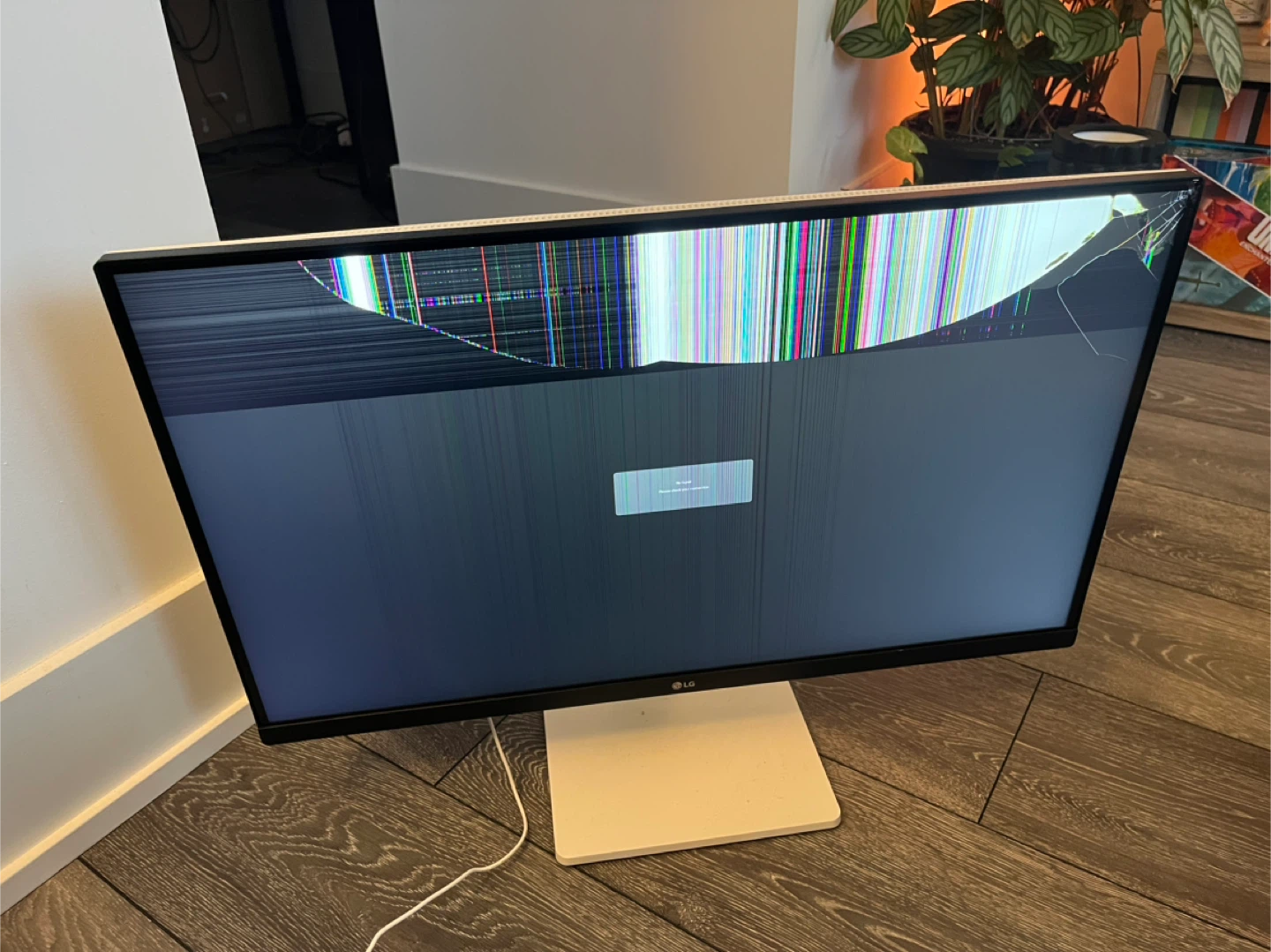 LG 27US500-W Monitor (Damaged) - photo 2