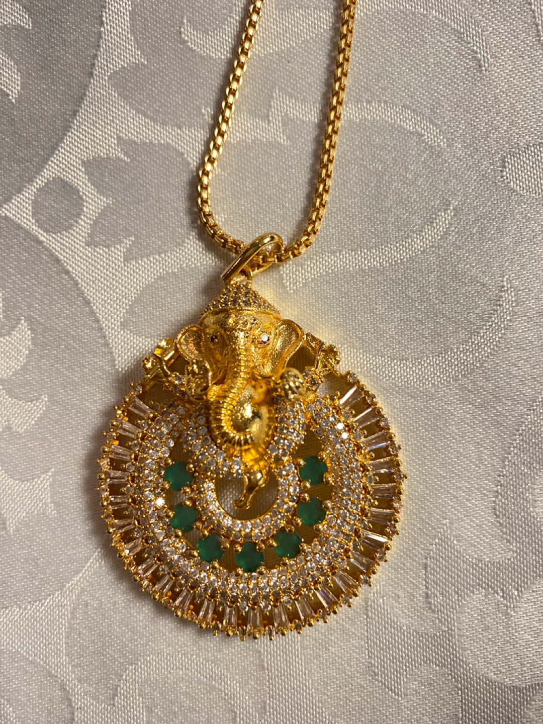 Gold Plated Indian Jewelry Set - photo 4