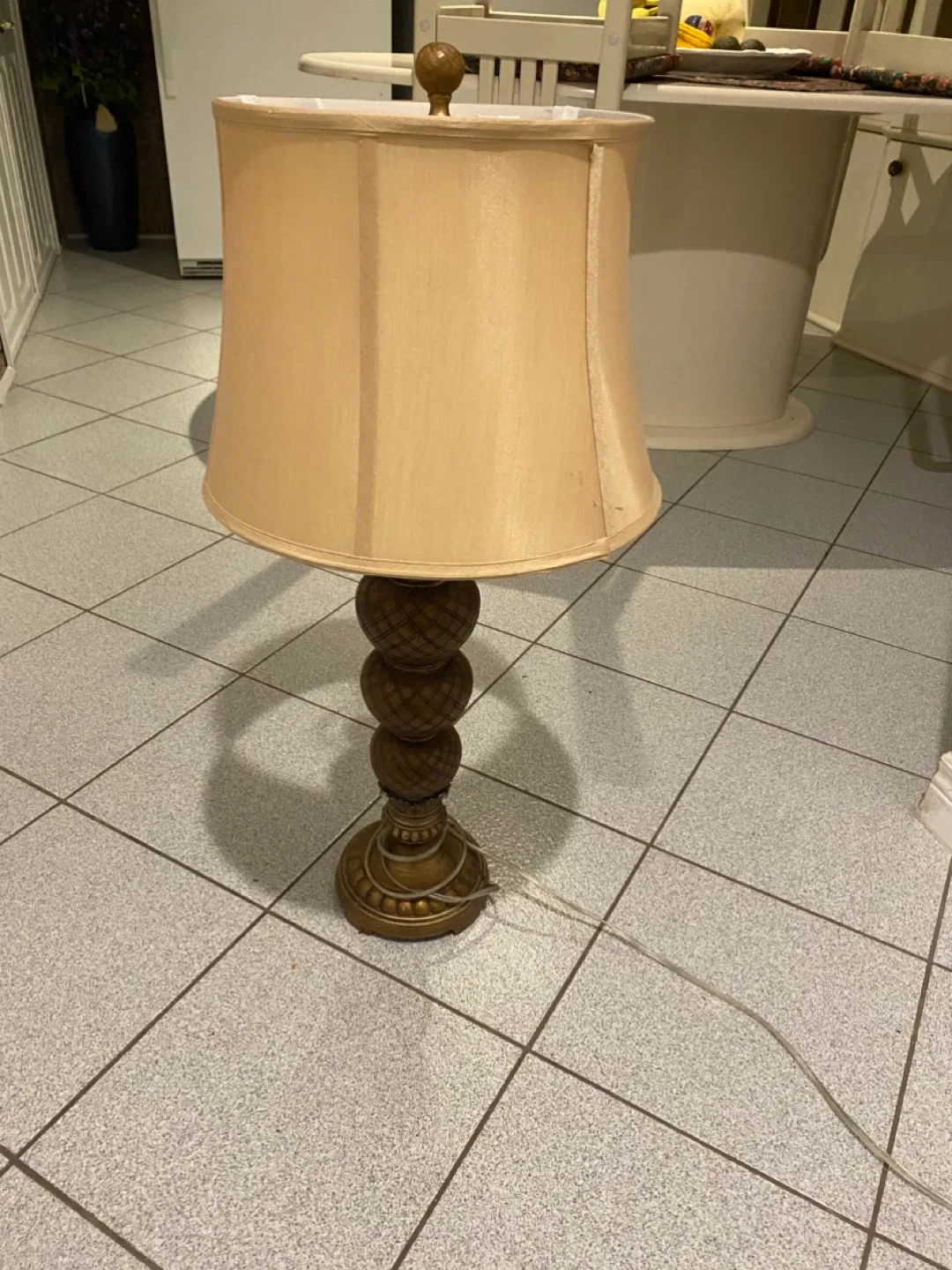 Table Lamp with Beige Shade image indicator(4)