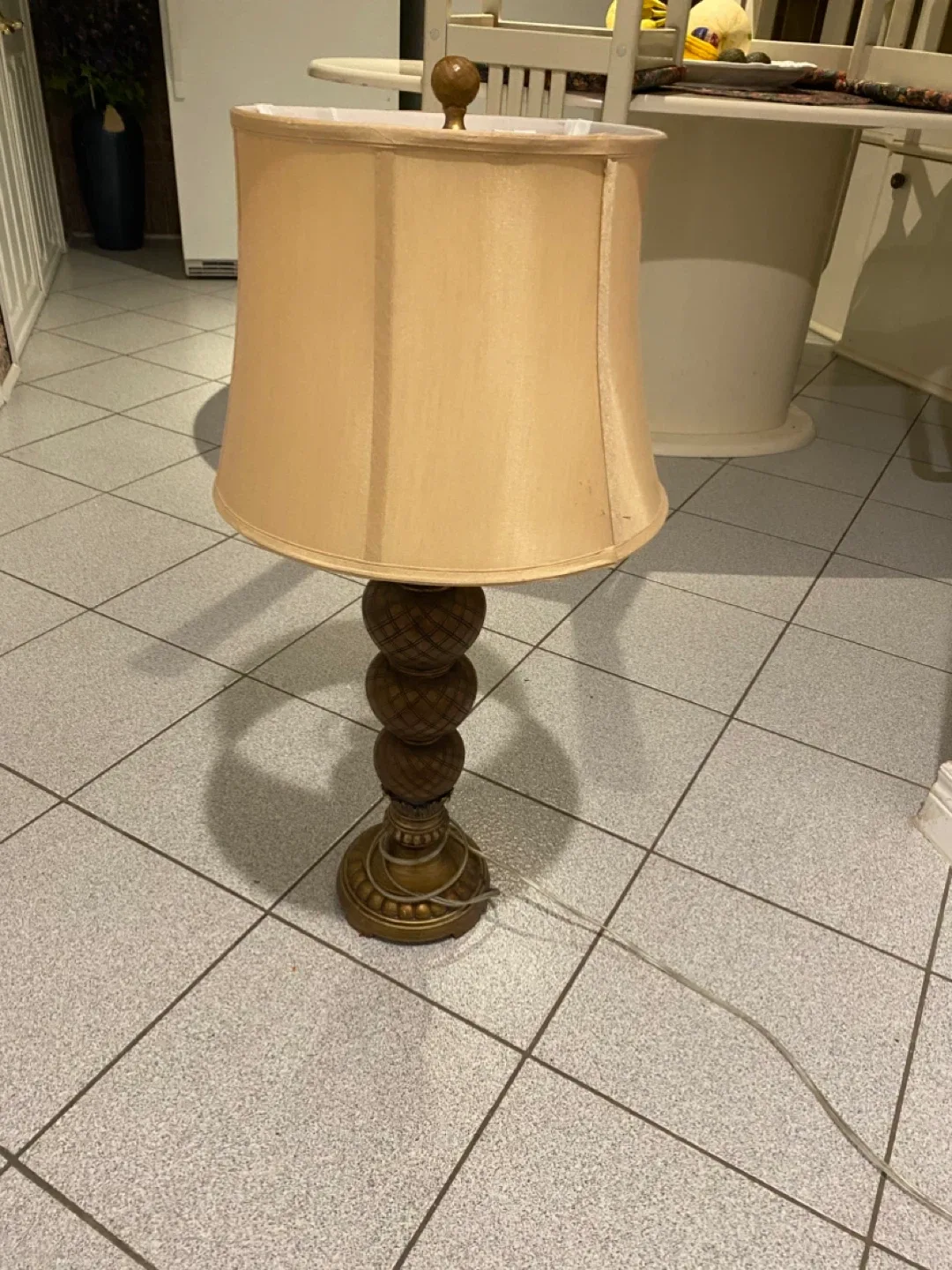 Table Lamp with Beige Shade image indicator(2)