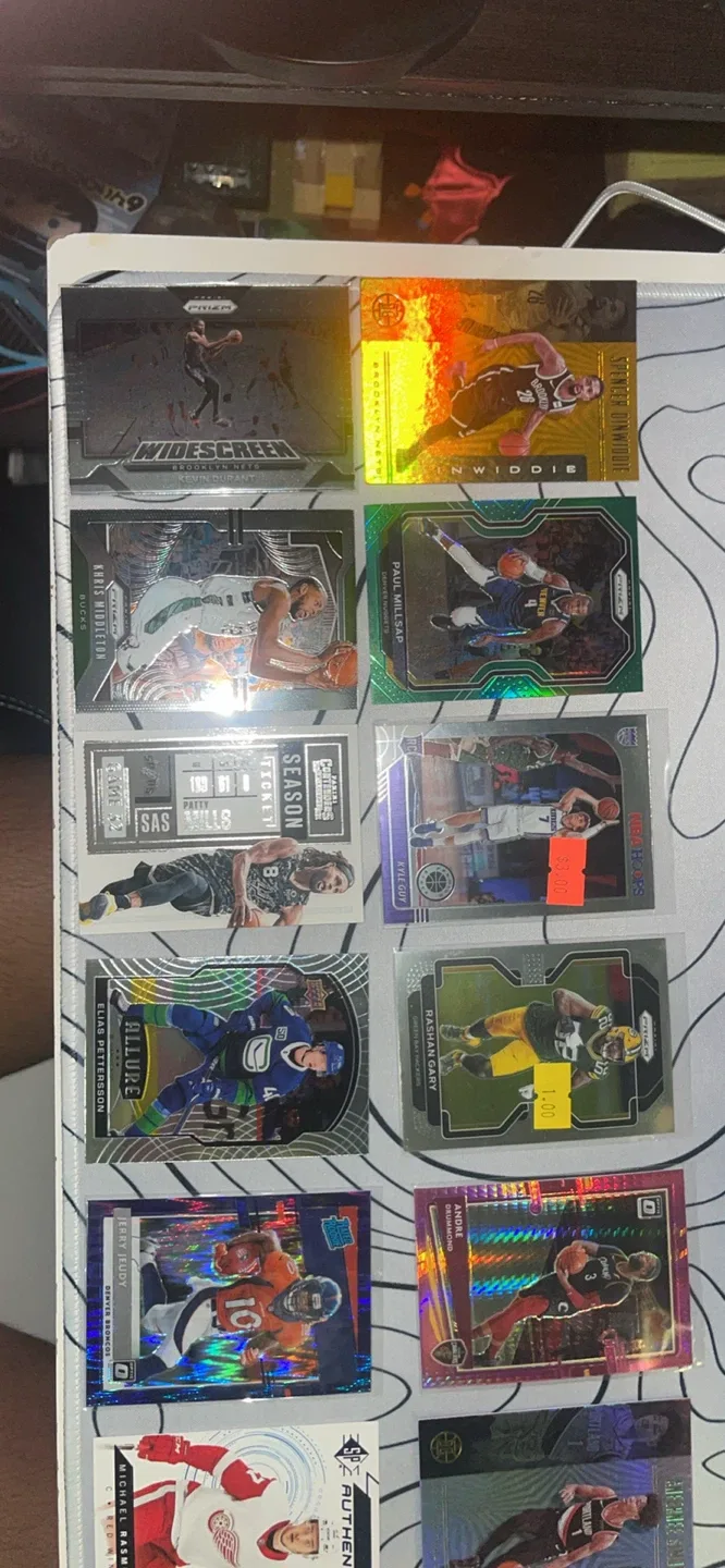 Mixed Sports Trading Cards