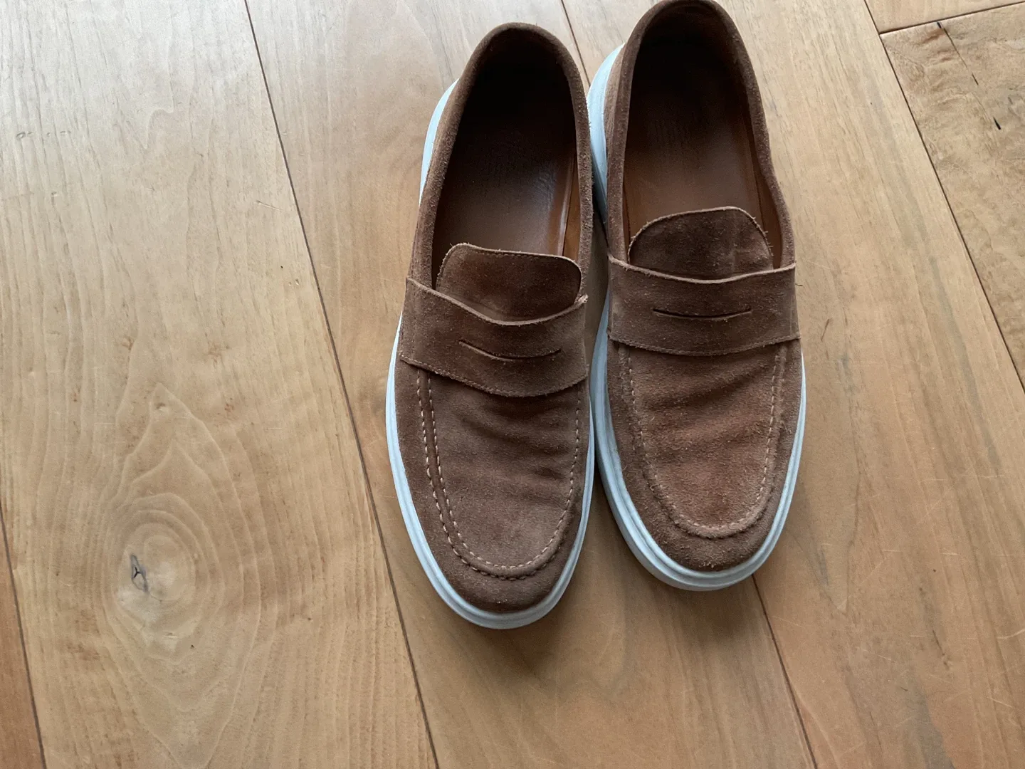 Good Man Brand Brown Suede Loafers