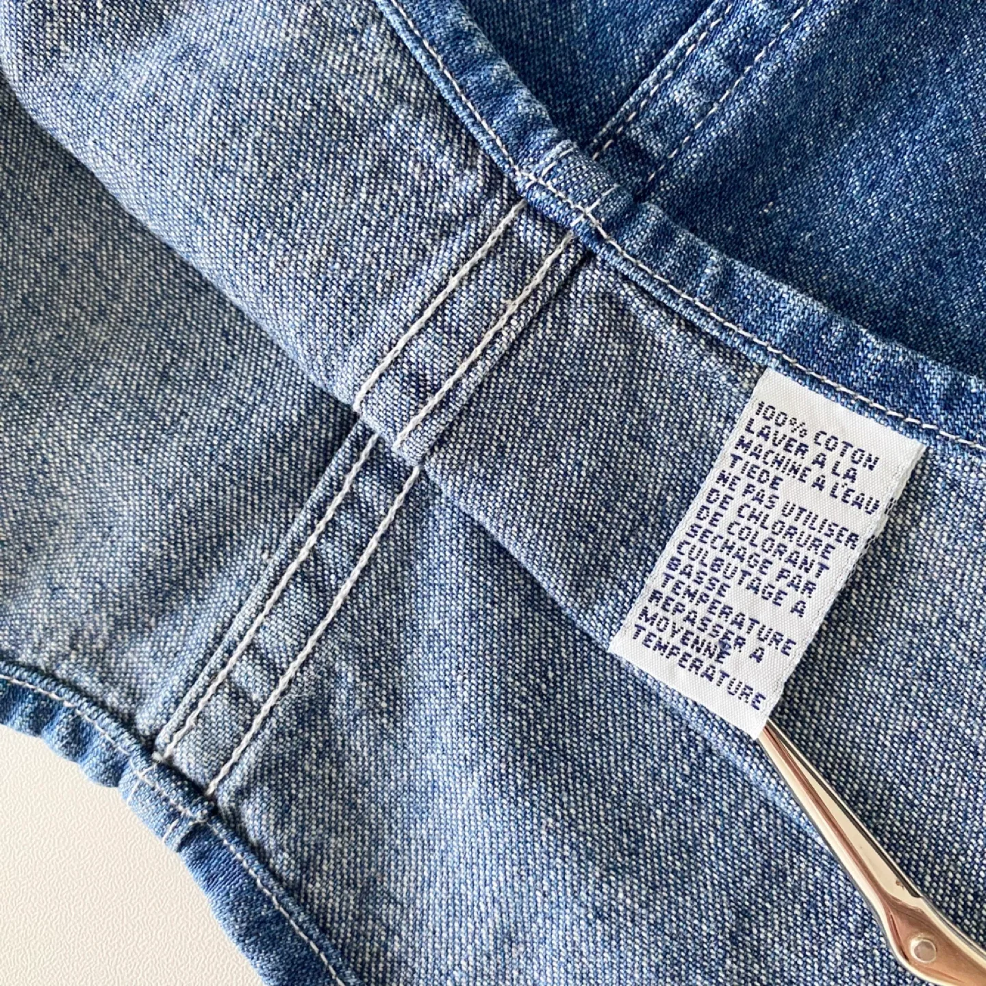 90's Polo by Ralph Lauren 100% Cotton Denim Button-Down Shirt image indicator(6)