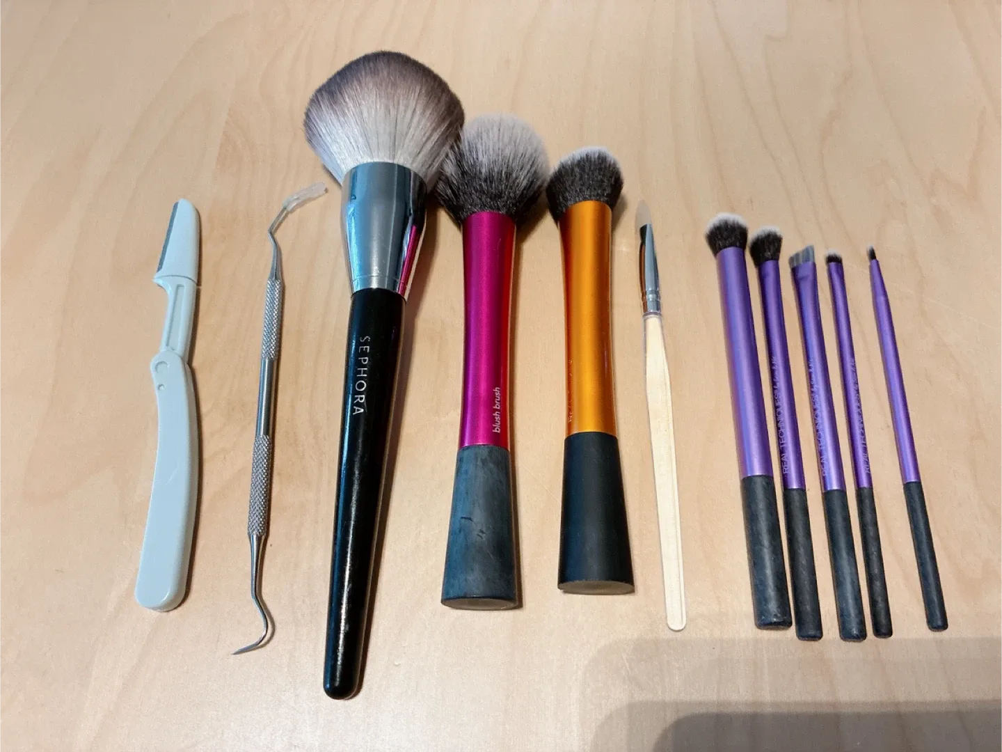 Makeup Brush Set: Sephora & Real Techniques