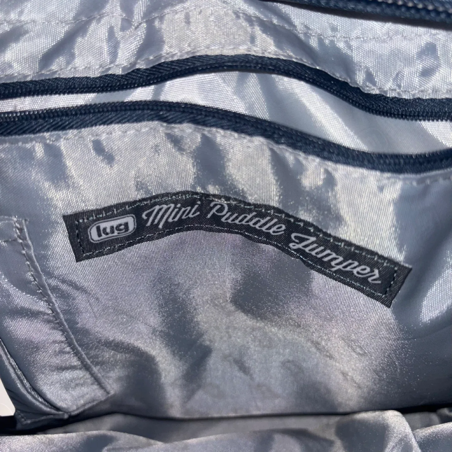 Lug Mini Puddle Jumper Bag Navy Blue with strap image indicator(6)