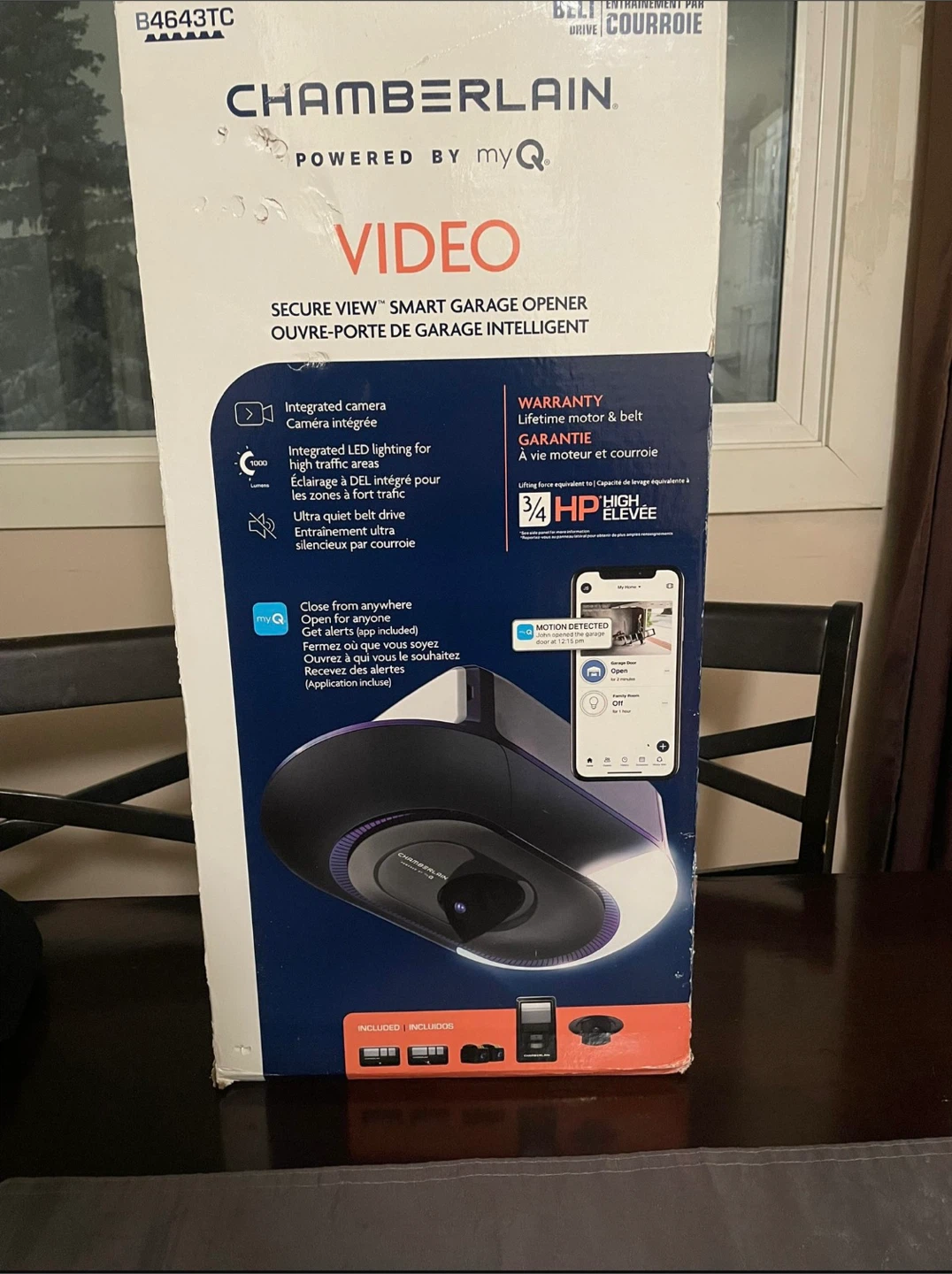 Chamberlain B4643TC Secure View Smart Garage Opener - photo 3