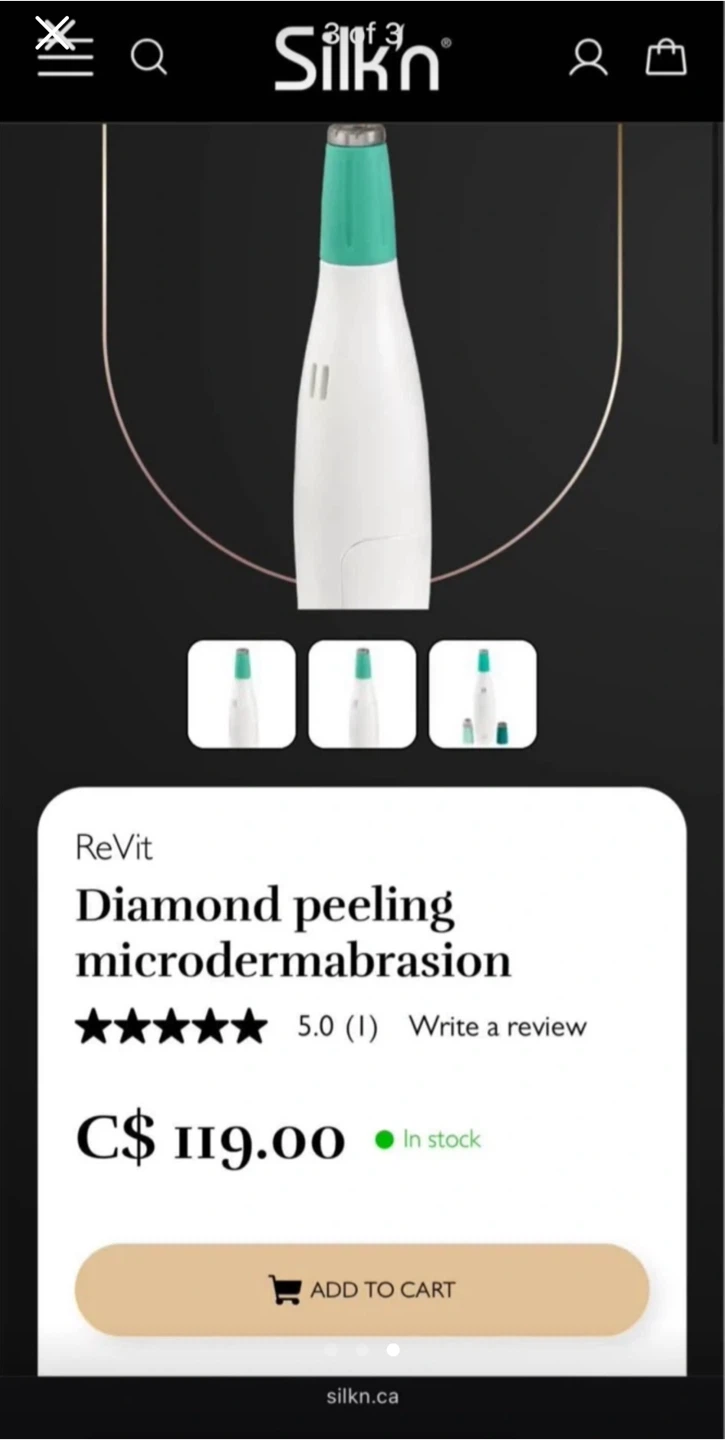 Silk'n ReVit Diamond Microdermabrasion System - photo 3