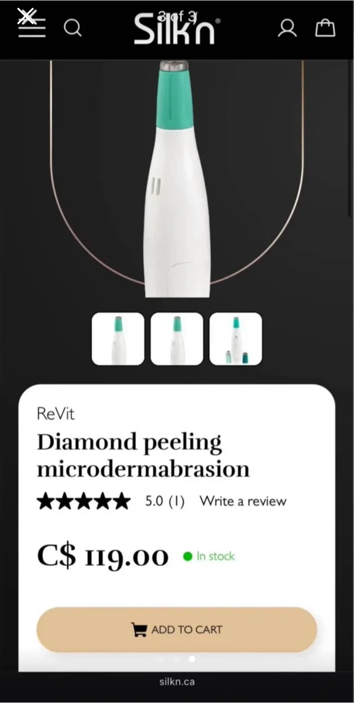 Silk'n ReVit Diamond Microdermabrasion System image indicator(3)