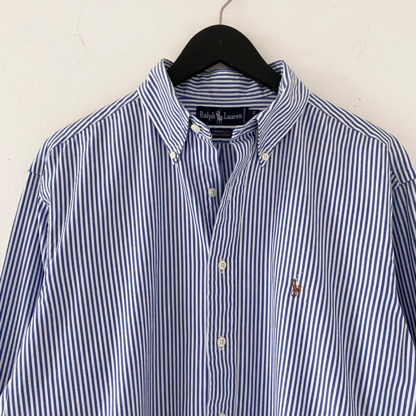 Ralph Lauren 100% Cotton Striped Button-Down Shirt