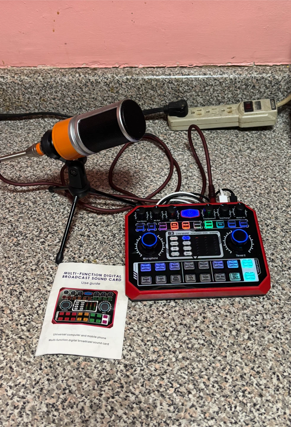 B3 Live Sound Card & Microphone Set - photo 5