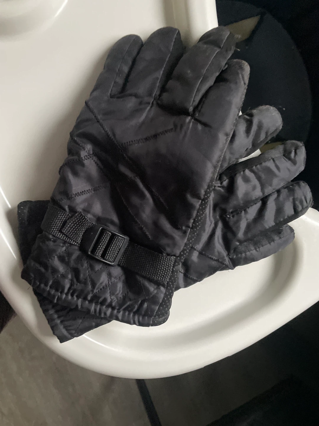 Black Winter Gloves #Cleanout - photo 2
