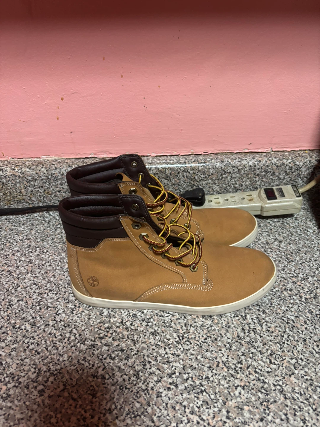 Timberland Tan Leather High-Top Sneakers - photo 4