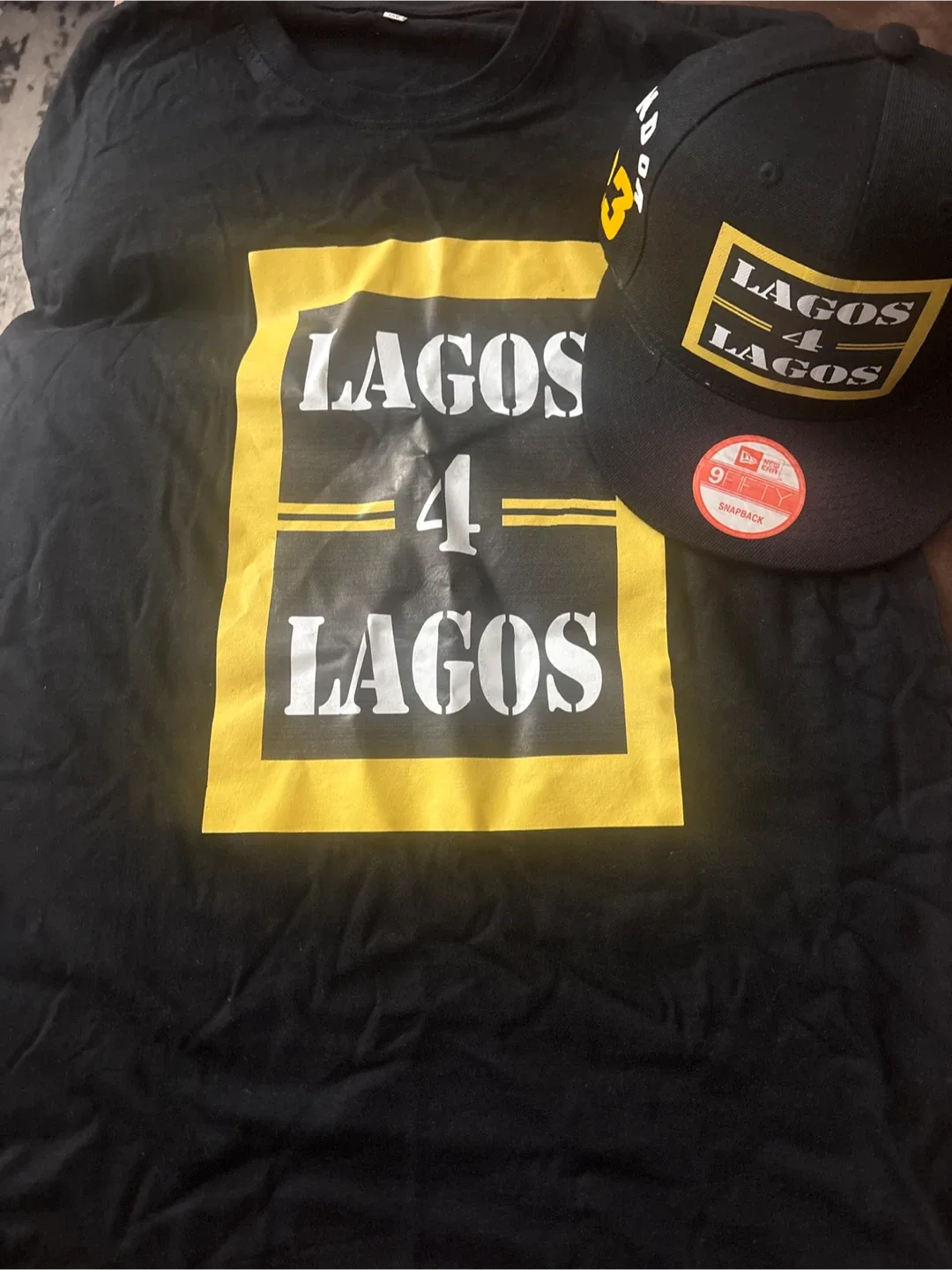 Lagos 4 Lagos T-Shirt & New Era 9FIFTY Snapback Hat