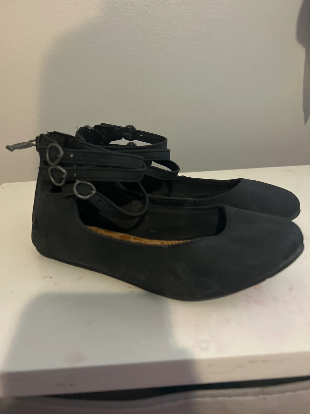 Blowfish Malibu Kids Black Flats#cleanout