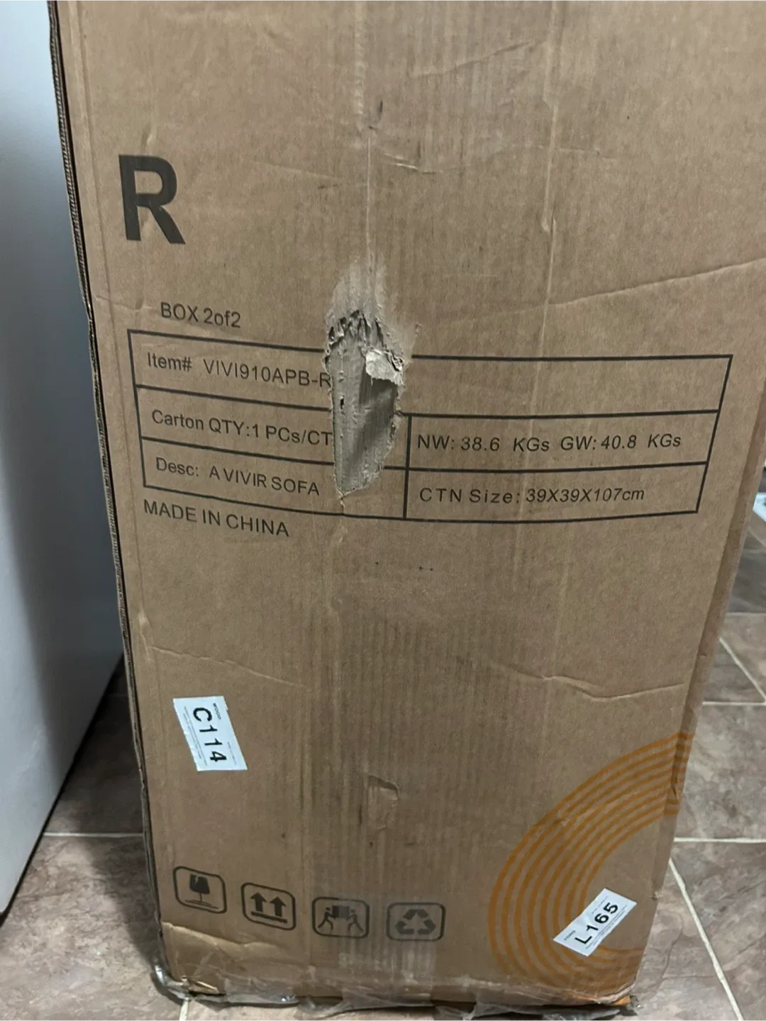 Plush corduroy chaise lounge image indicator(6)