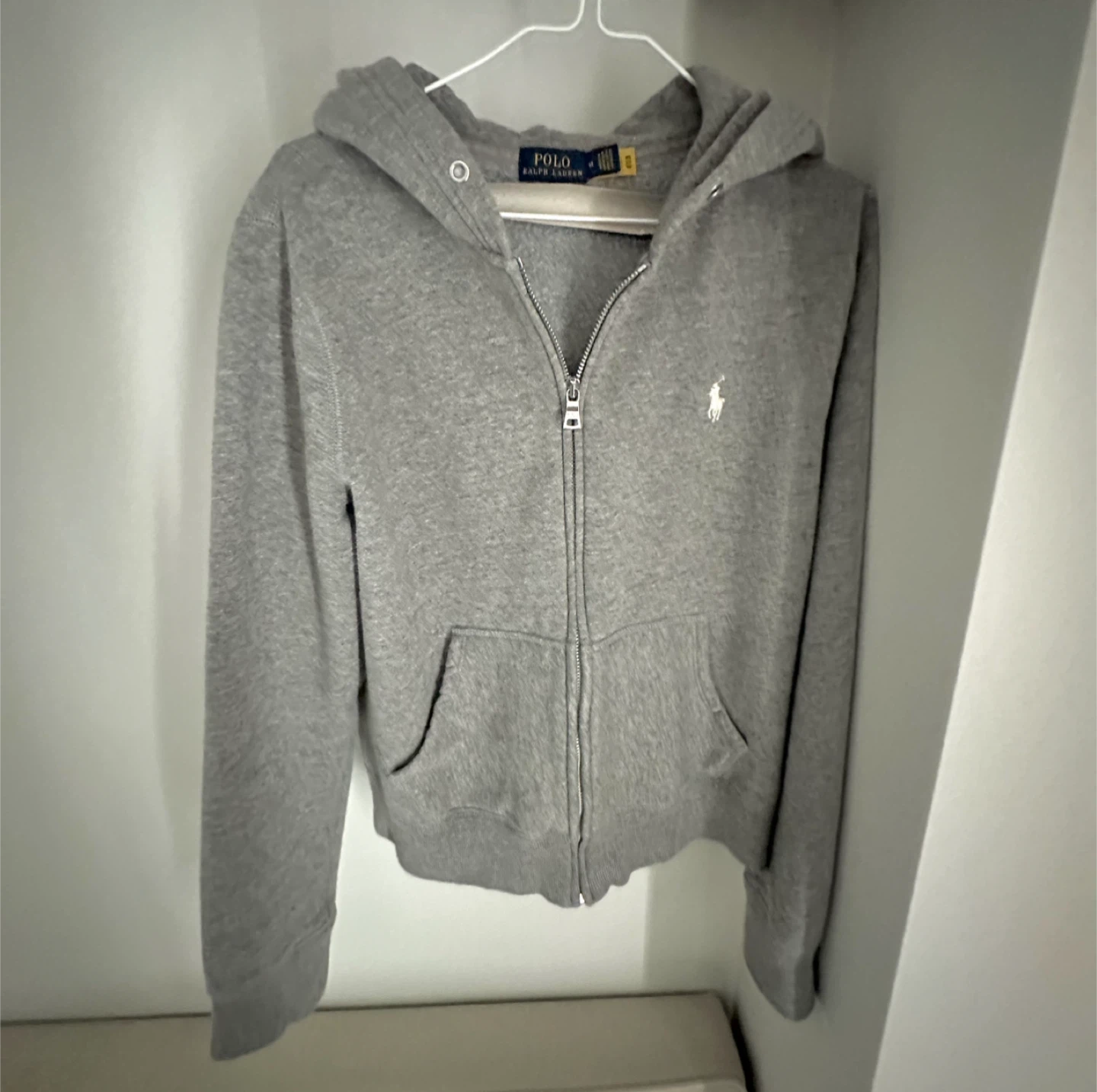 Polo Ralph Lauren Grey Hoodie - Size M