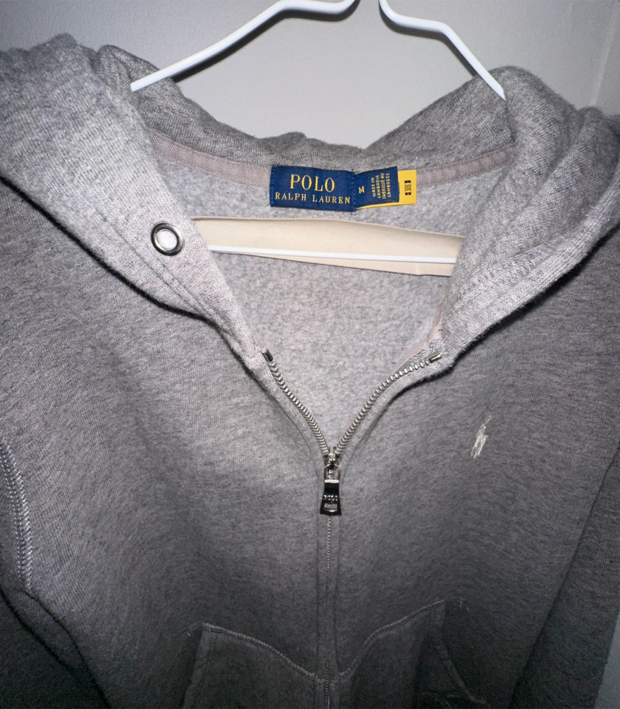 Polo Ralph Lauren Grey Hoodie - Size M - photo 2