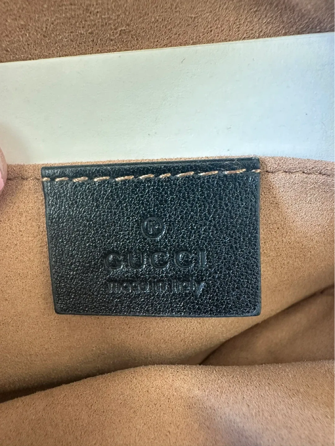 Gucci * inspired * black quilted leather belt bag image indicator(2)