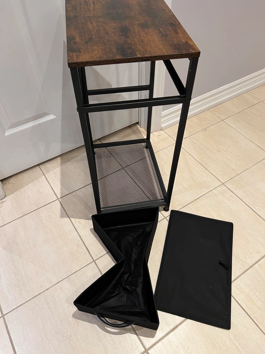 Side Table with Drawer & Shelf - photo 4