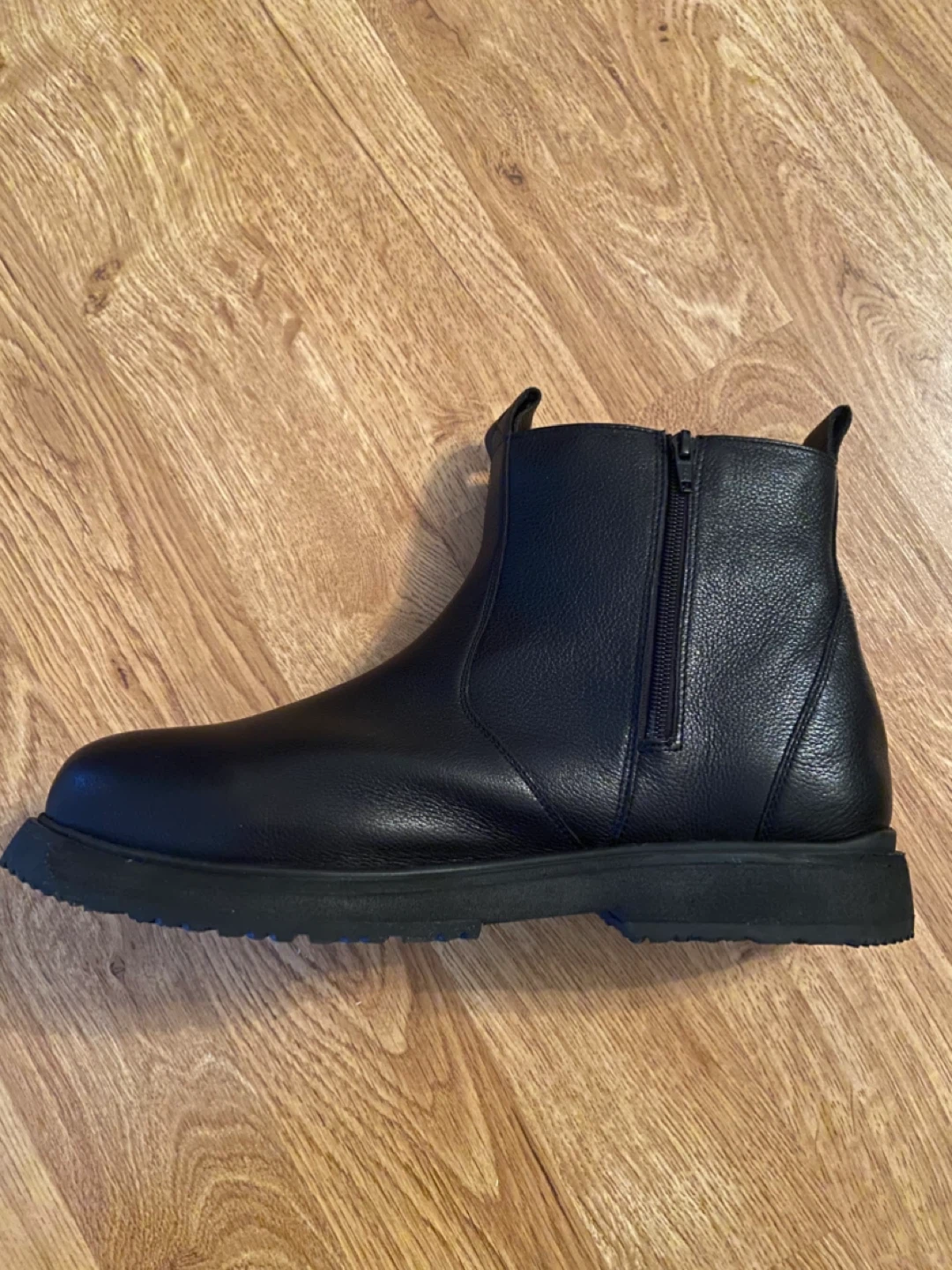 T-max Insulation Black Leather Boots - Size 13 - photo 4