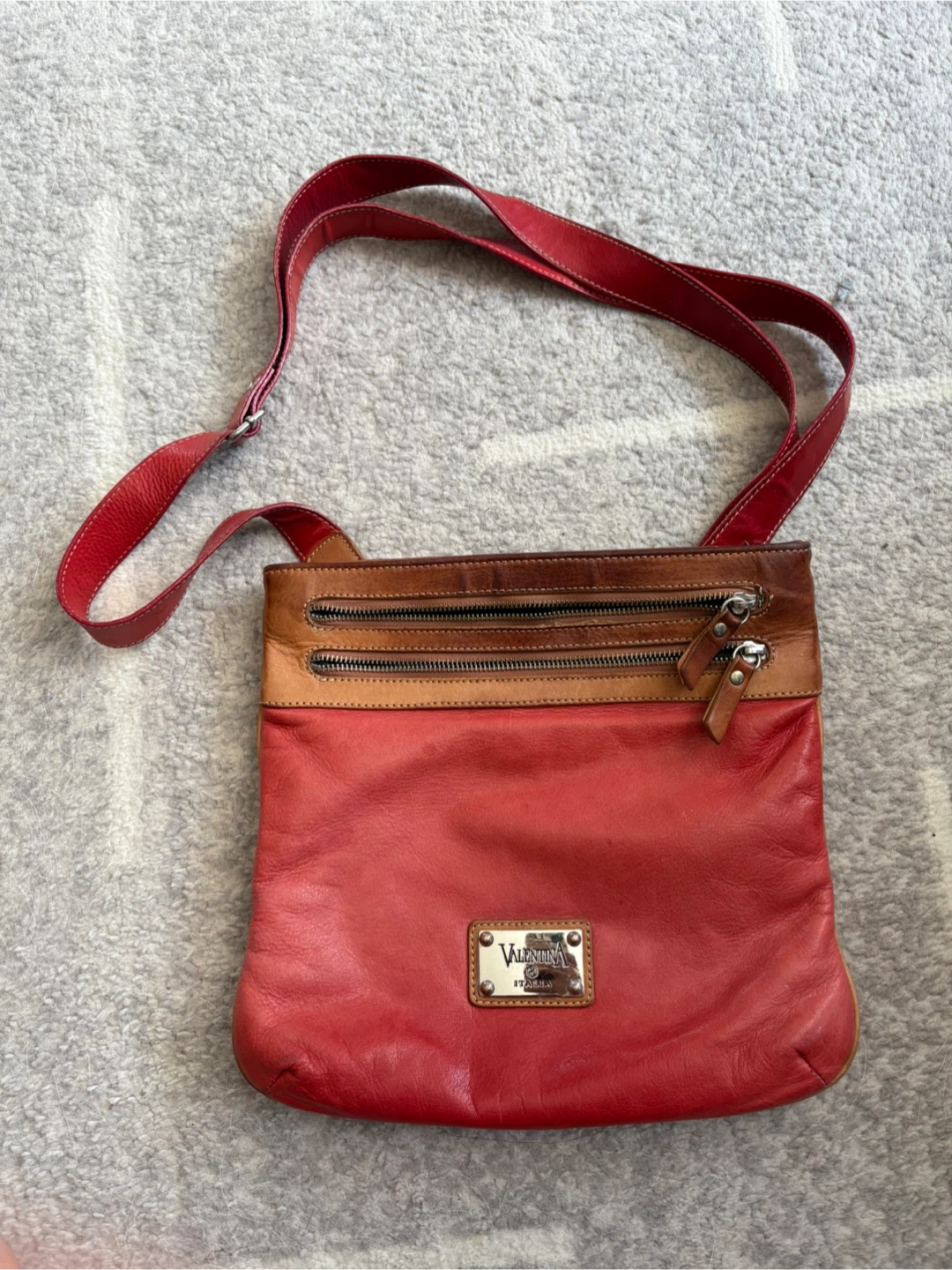 Valextra Leather Crossbody Bag