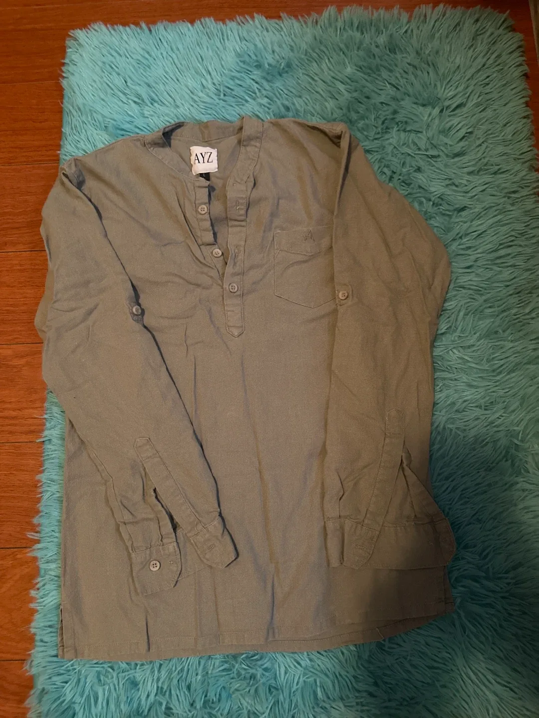 Olive Green Long Sleeve Shirt