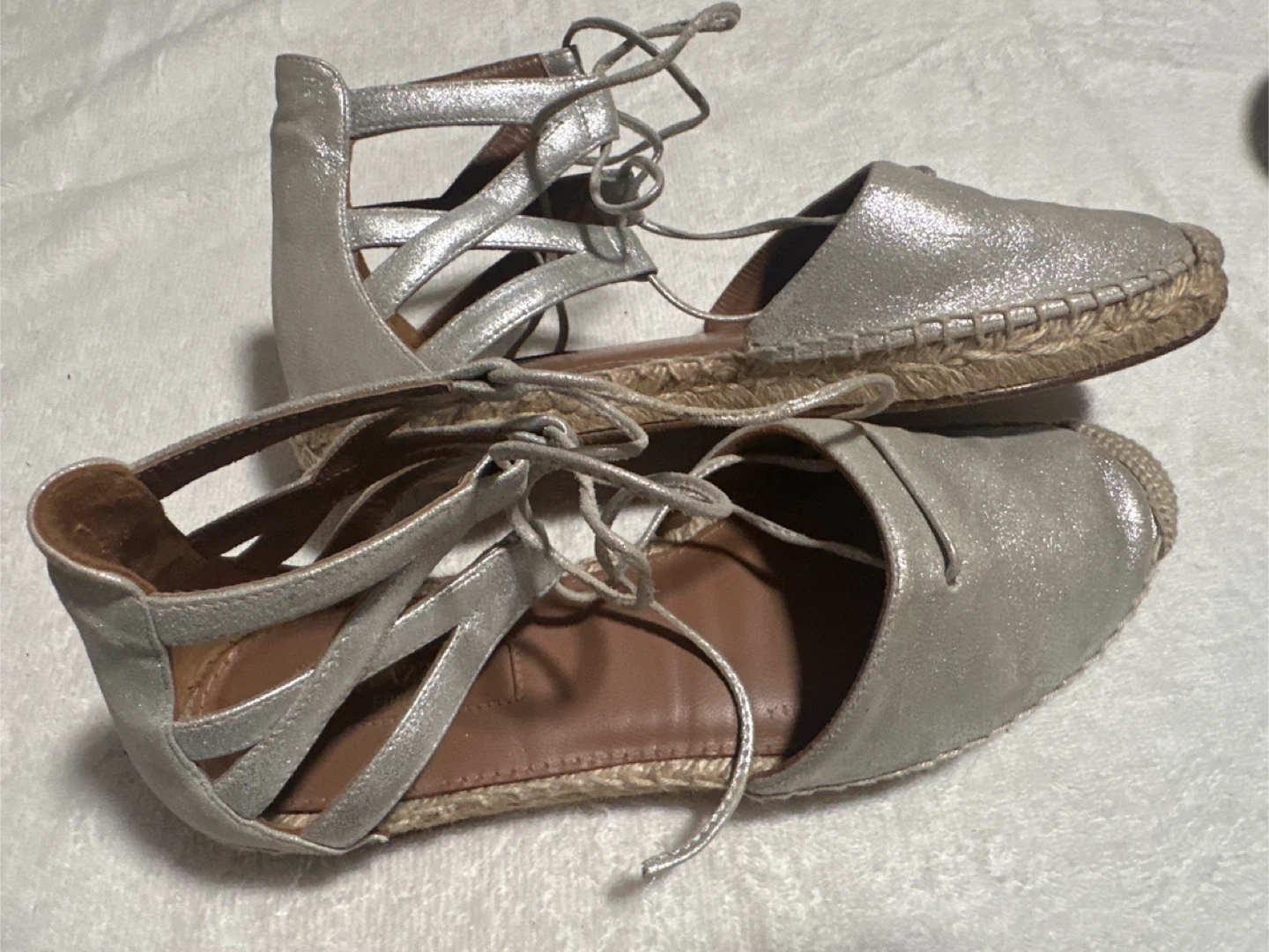 Aquazzura Espadrille Wedge Sandal, Size 37 - photo 4