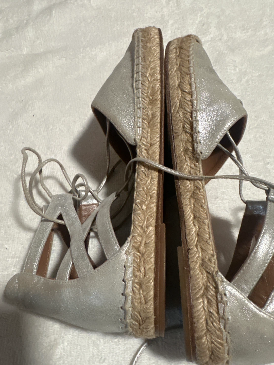 Aquazzura Espadrille Wedge Sandal, Size 37 - photo 3