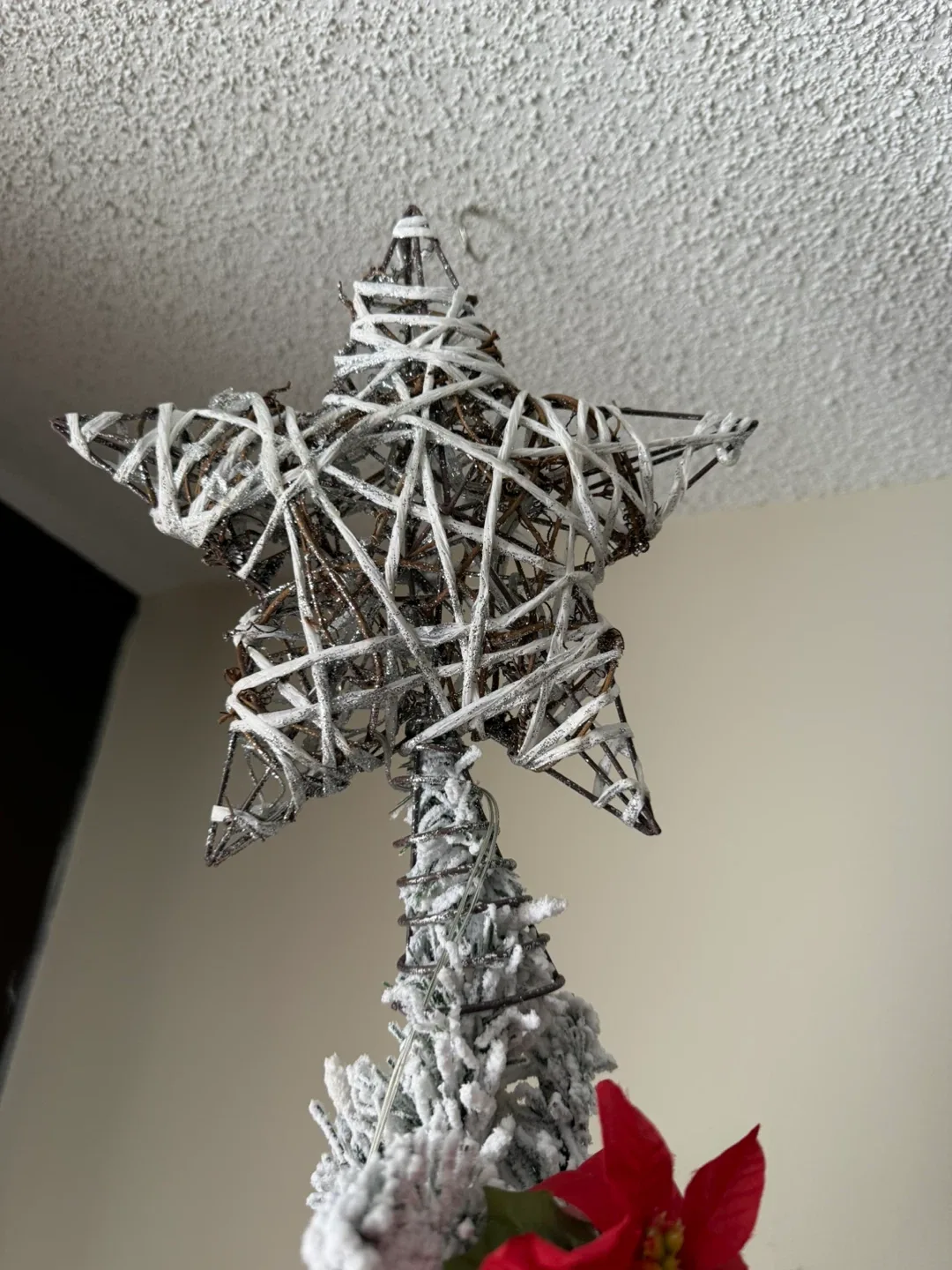 Christmas tree star with lights
