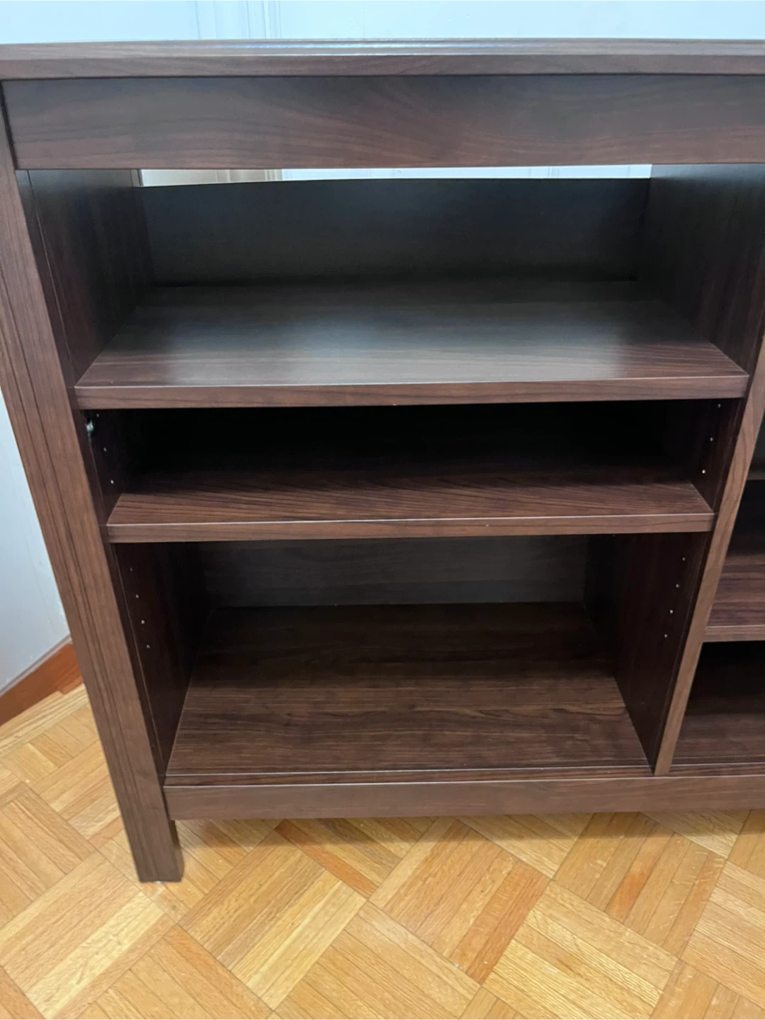 IKEA Burkali TV Stand with Shelf – Adjustable Shelves - photo 5