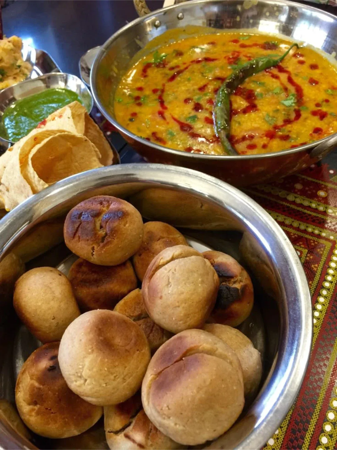 Daal Baati and Churma- Yummy Delicious