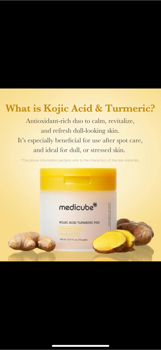 Medicube Kojic Acid Turmeric Clarifying Pad - New! - photo 2