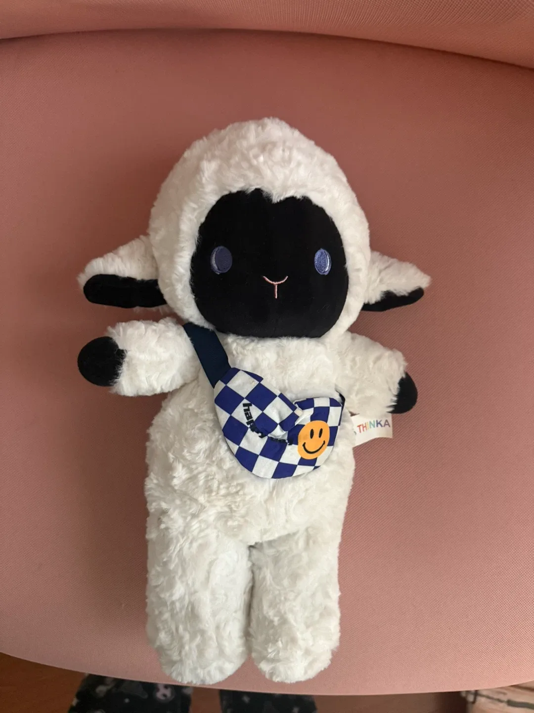 Thinka Lamb Plushie with Bag