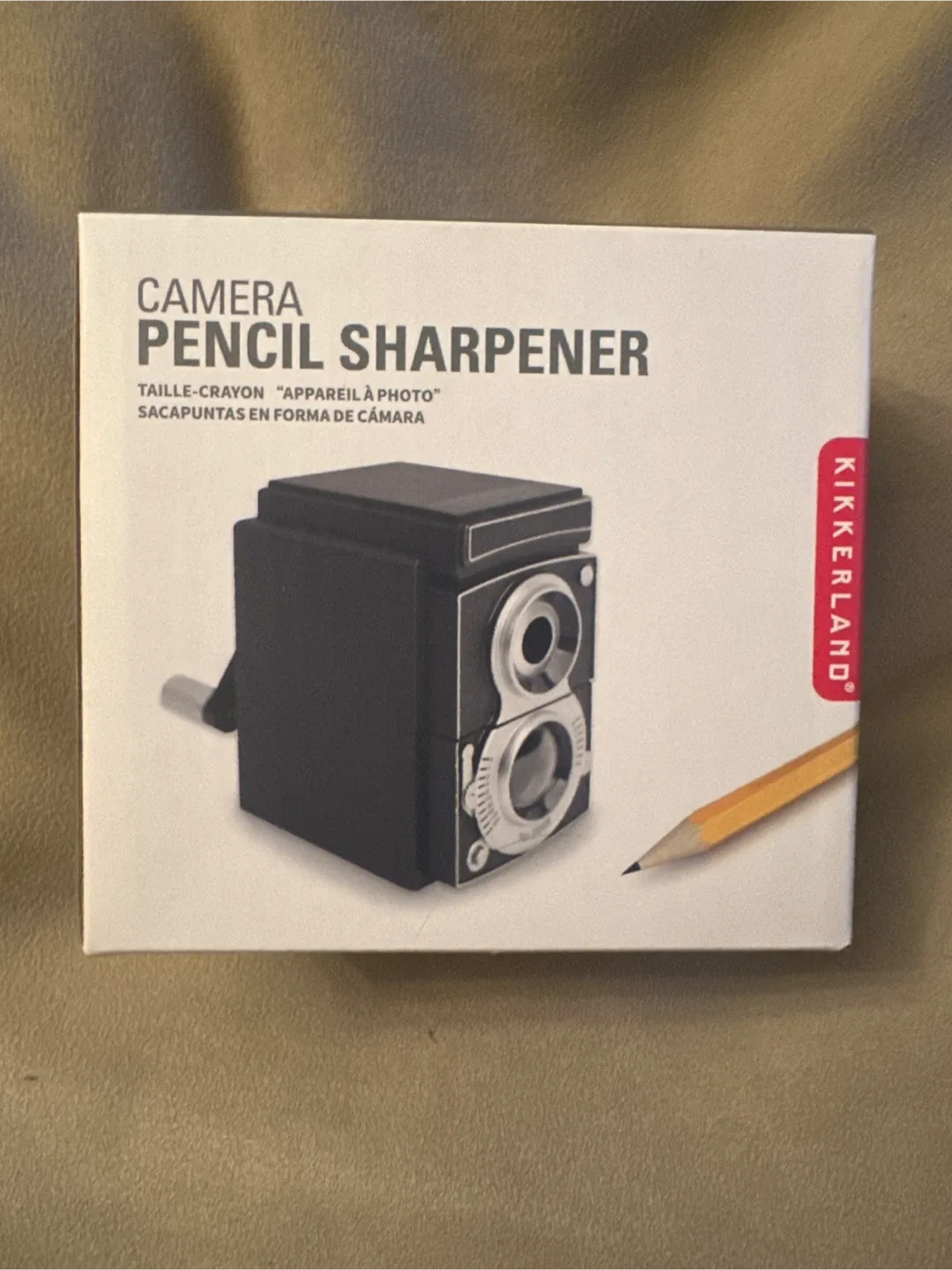 Camera Pencil Sharpener - New in Box! #Cleanout