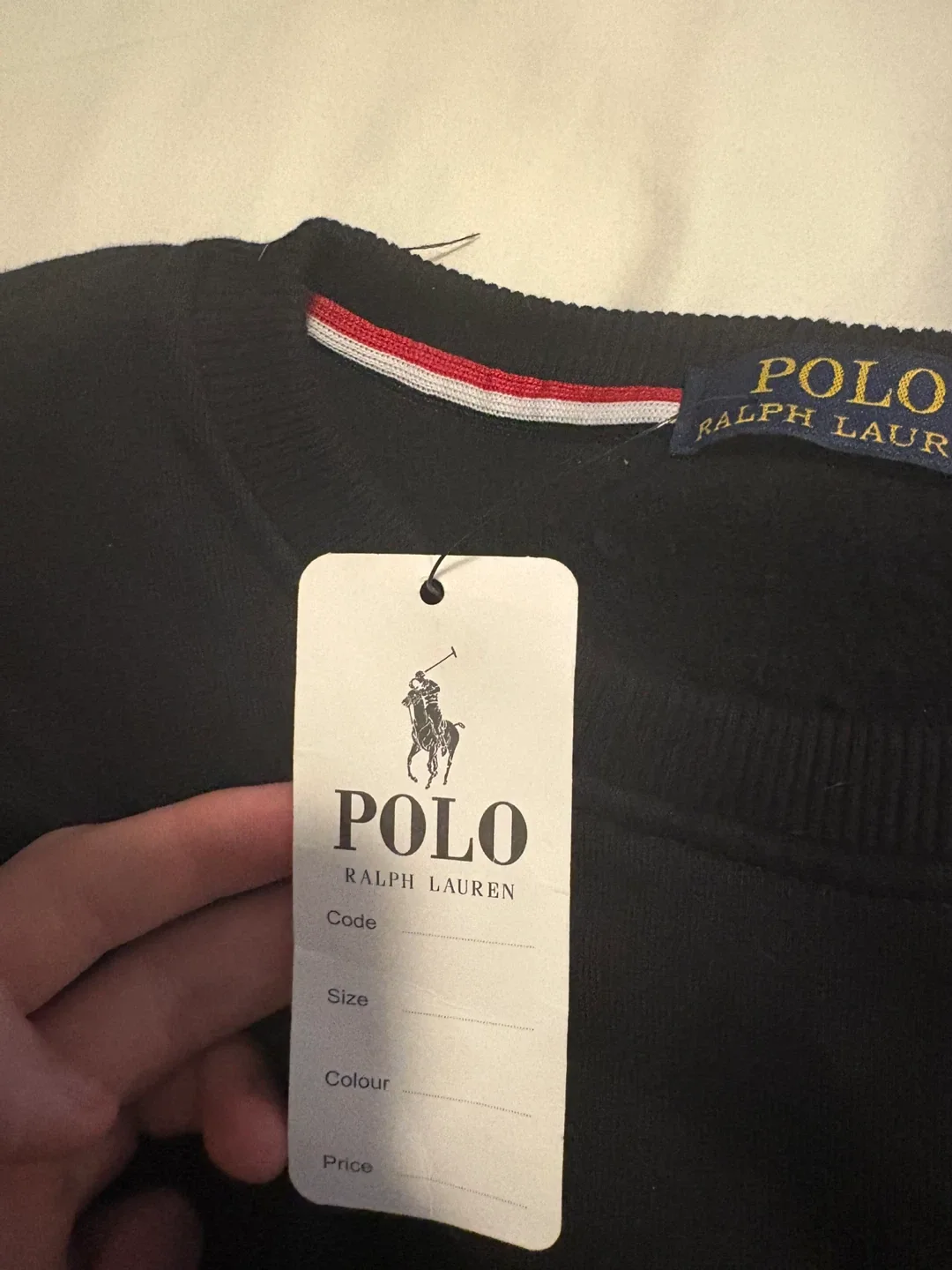 New Polo Ralph Lauren Black Sweatshirt 3XL image indicator(4)