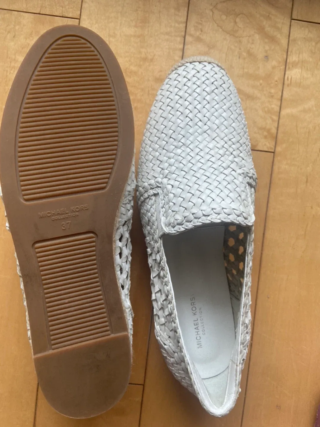 Michael Kors Collection Woven Slip-on Shoes - Size 7 image indicator(2)