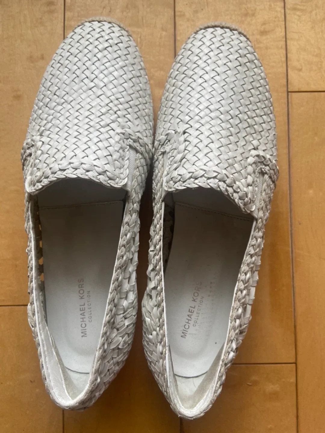 Michael Kors Collection Woven Slip-on Shoes - Size 7