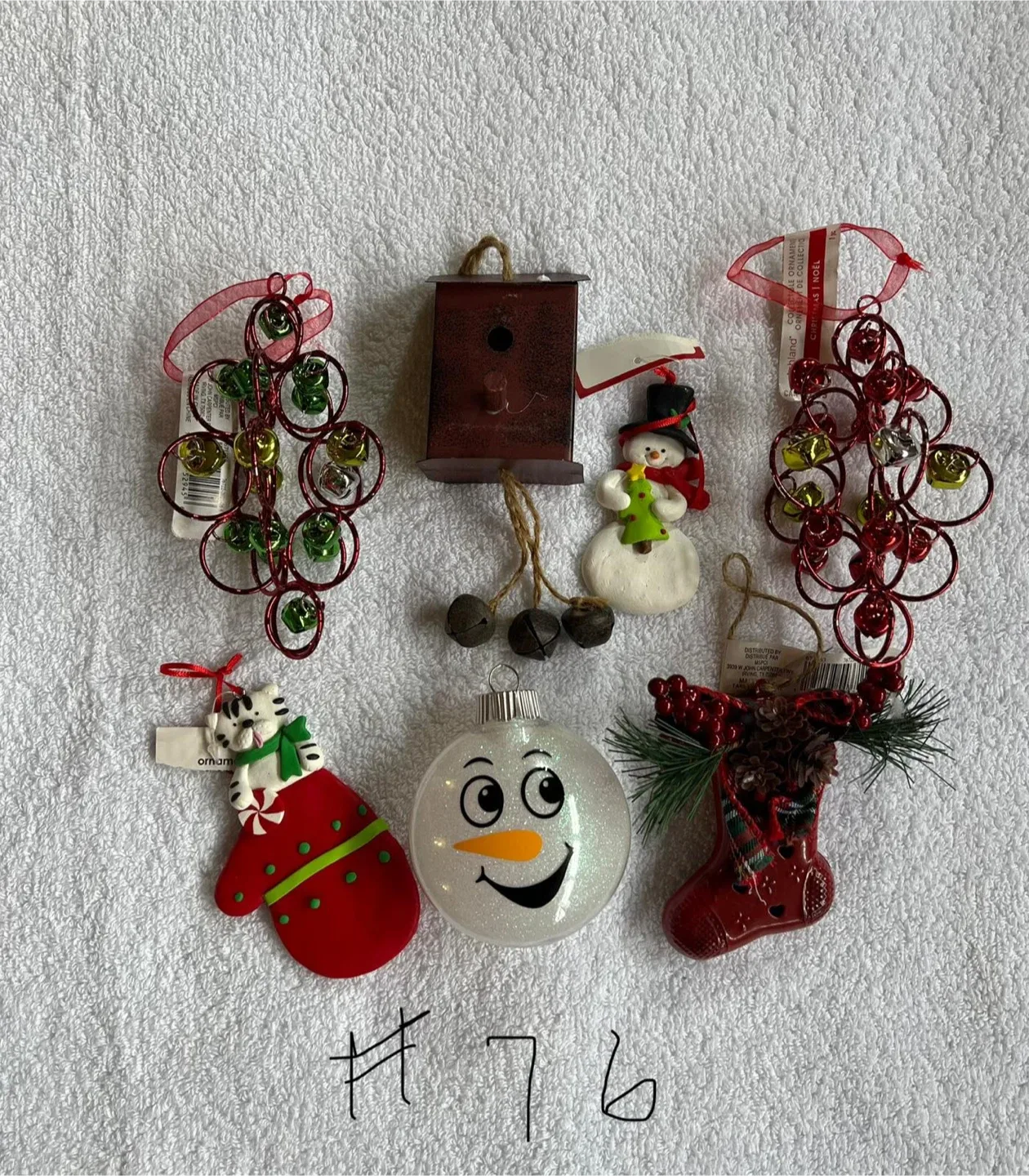 Christmas Ornaments - Set of 6