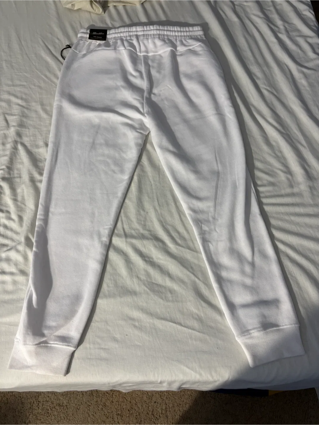 Brooklyn white joggers image indicator(2)