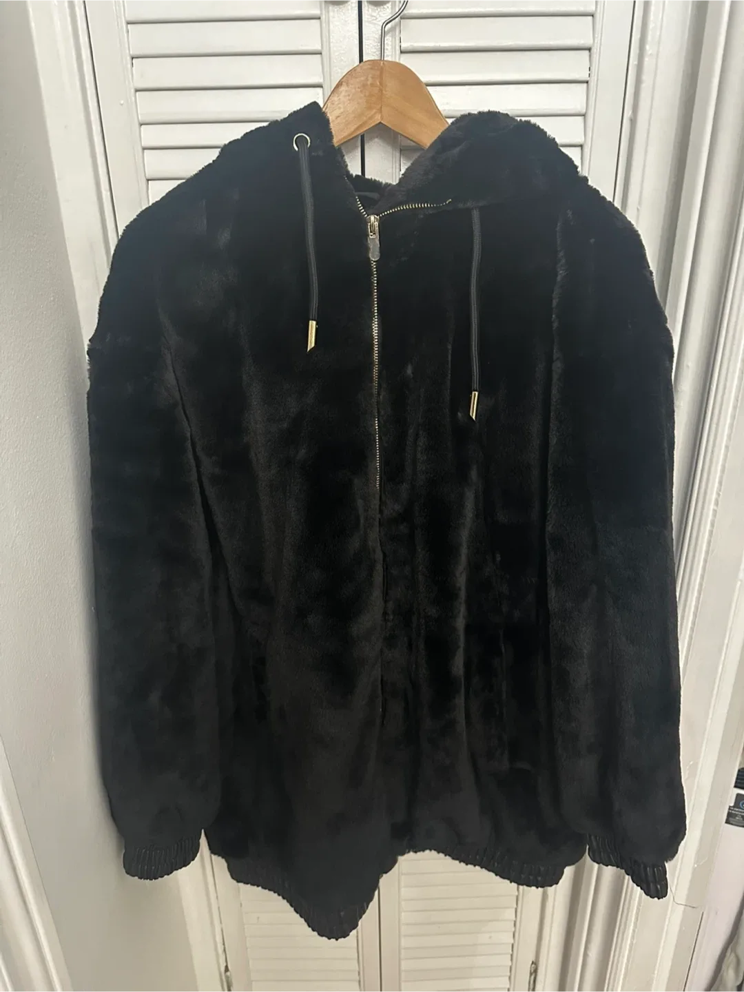 Faux Fur Black Jacket
