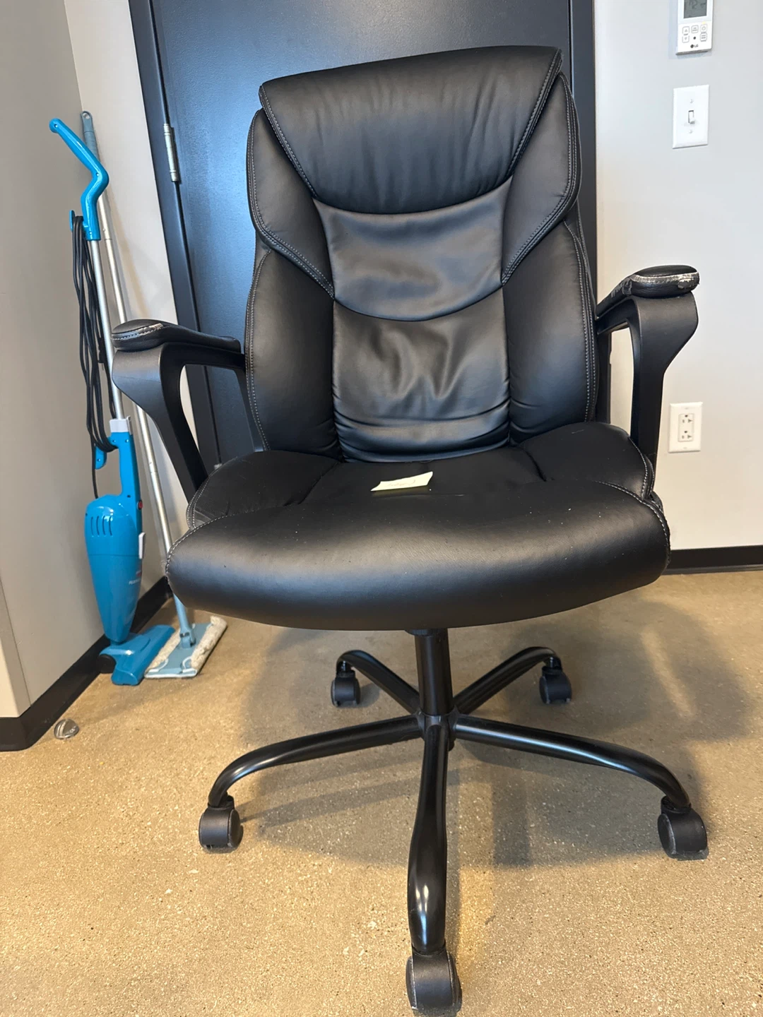 Black Leather Office Chair