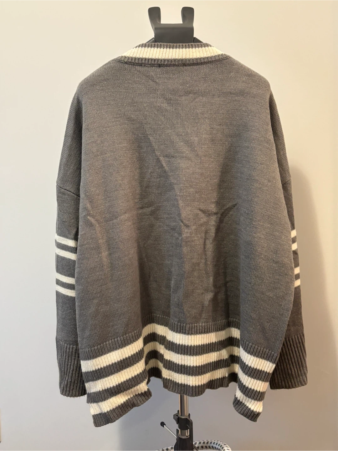 Oversize Grey Cardigan - photo 2