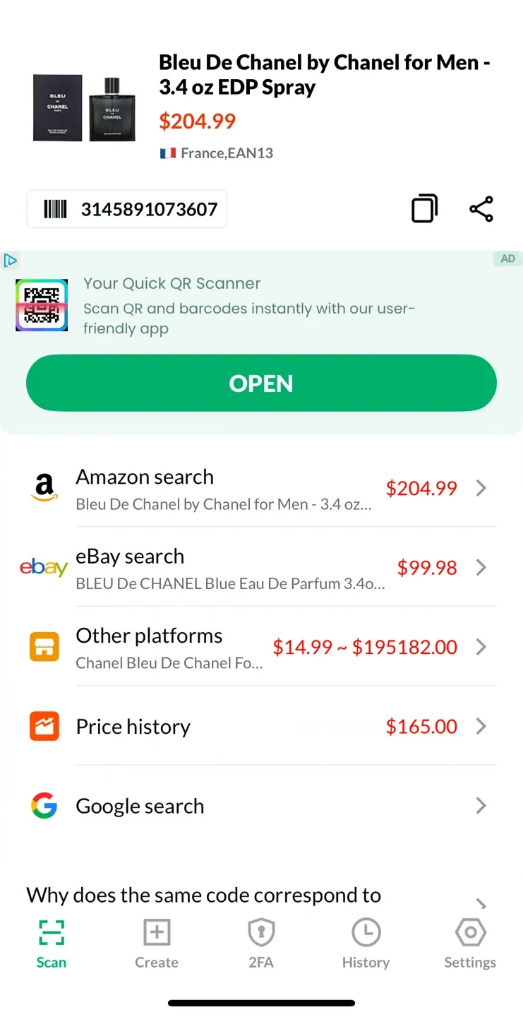 Bleu De Chanel 3.4 oz EDP - New in Box! image indicator(4)