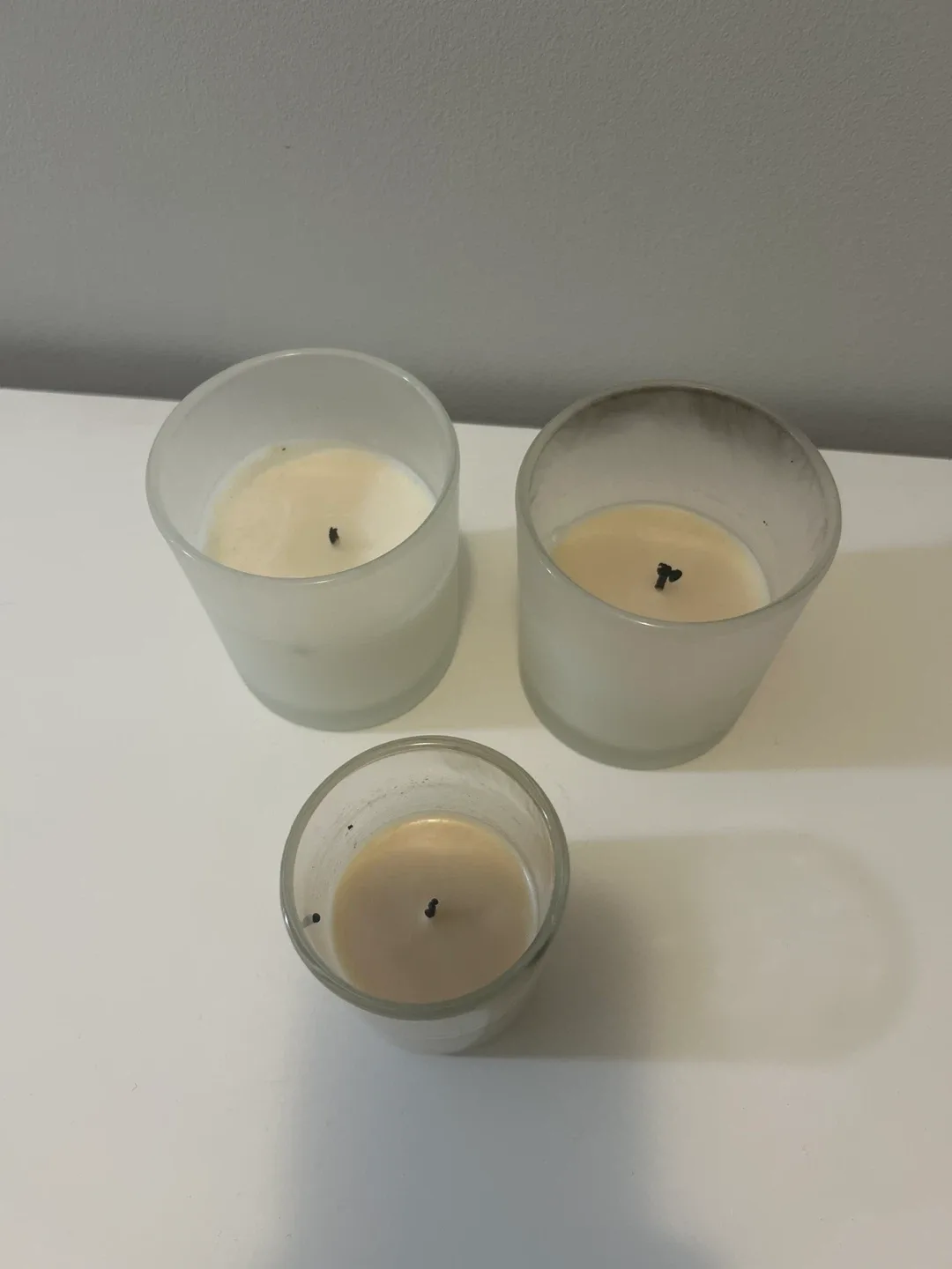 Free Used Candles - Set of Three #cleanout