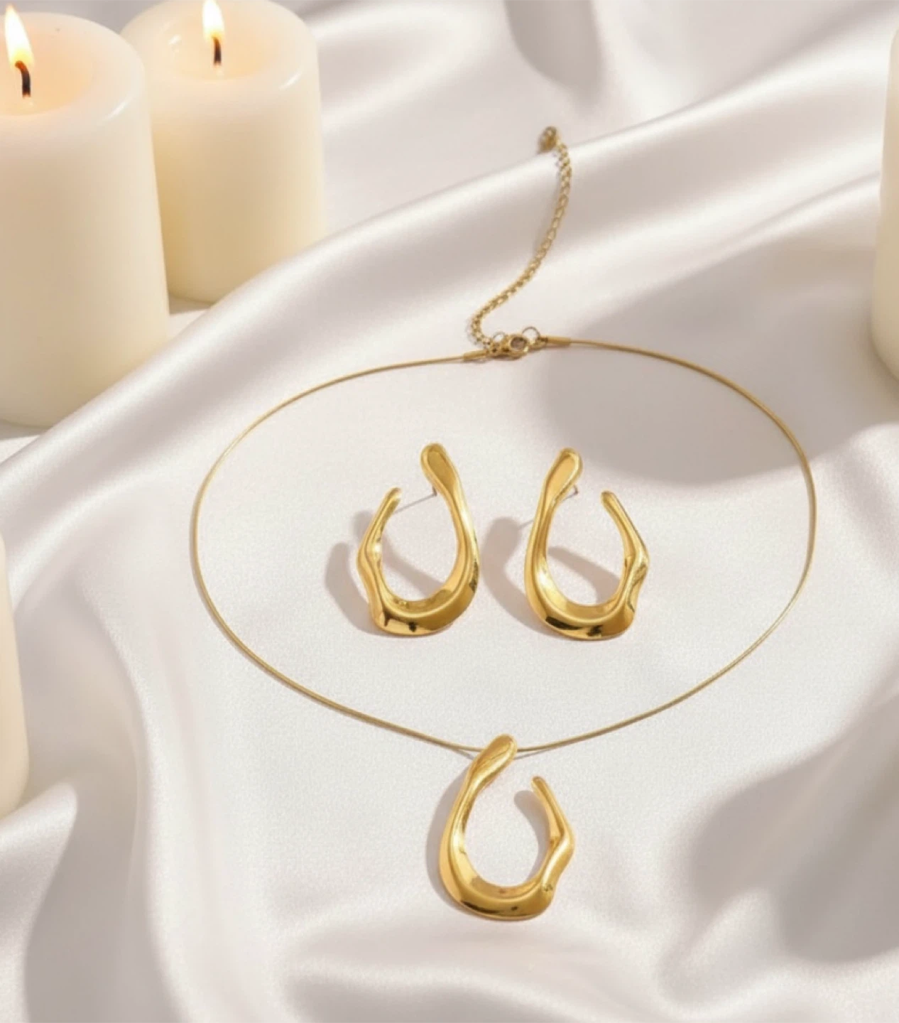 Gold Jewellery Set - photo 2