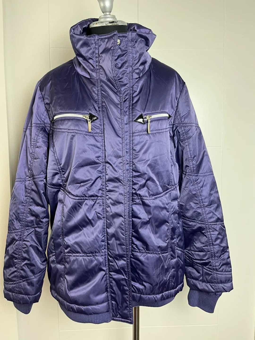 KONZEN MODA XXL Purple Padded Jacket