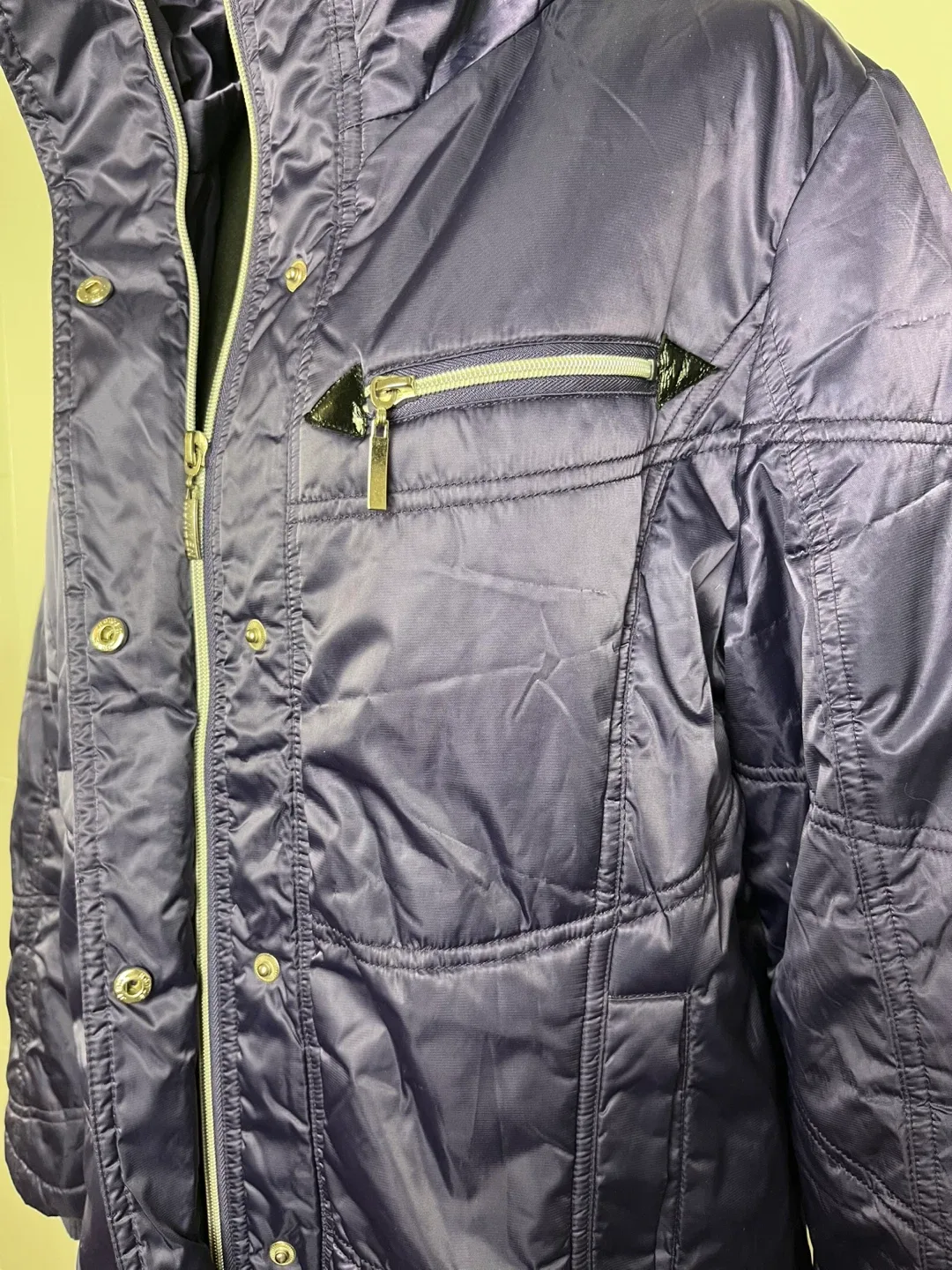 KONZEN MODA XXL Purple Padded Jacket image indicator(3)