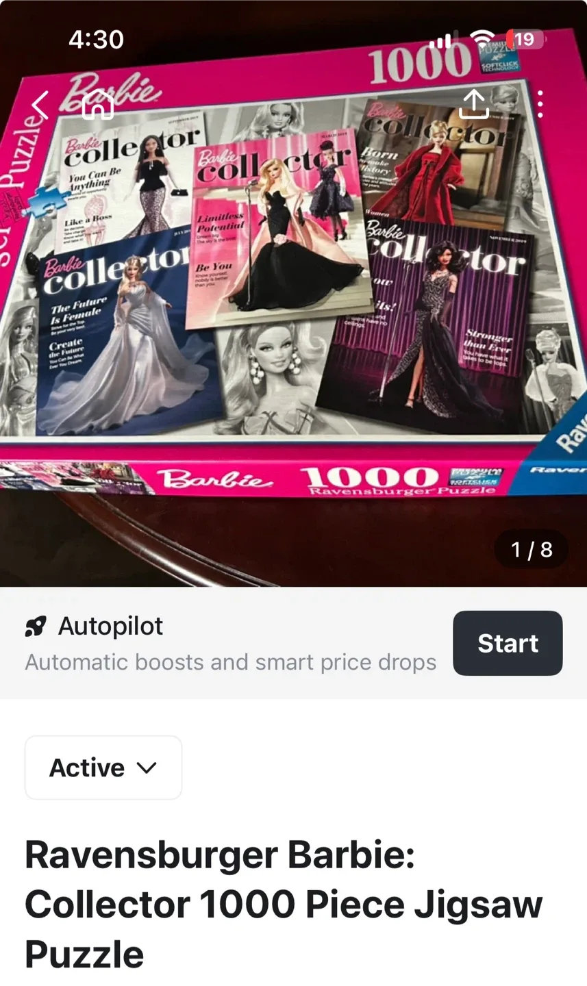 Collector 1959 Reproduction Barbie Doll NRFB boxed mint EY image indicator(9)