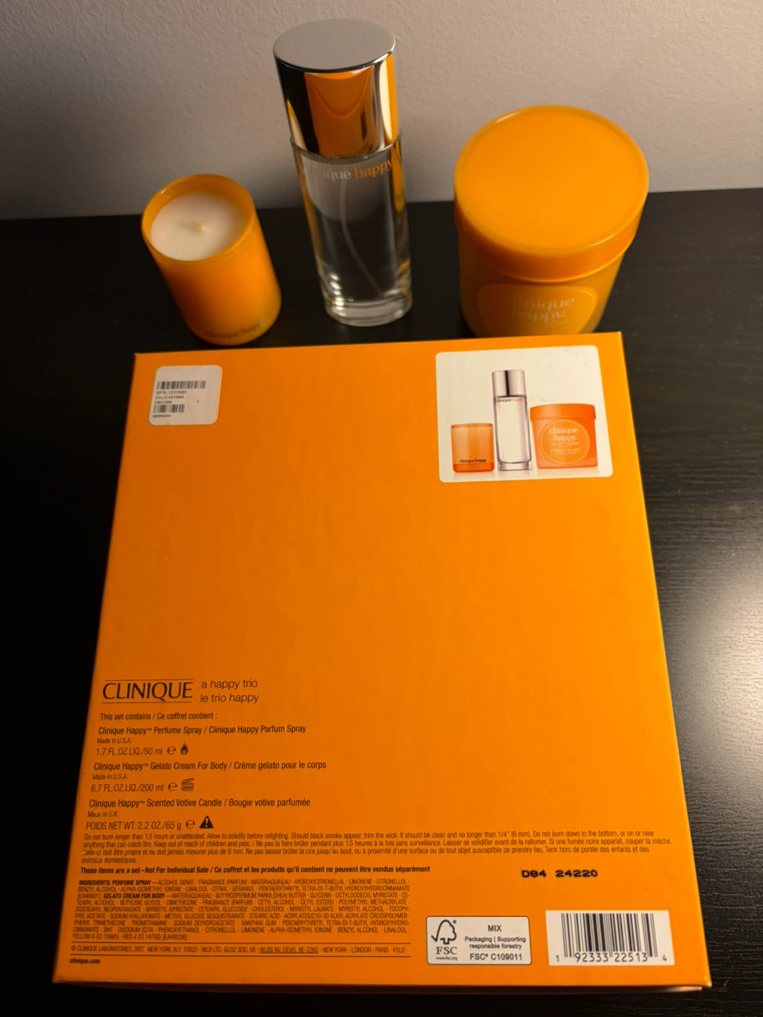 Clinique happy perfume gift set - photo 2