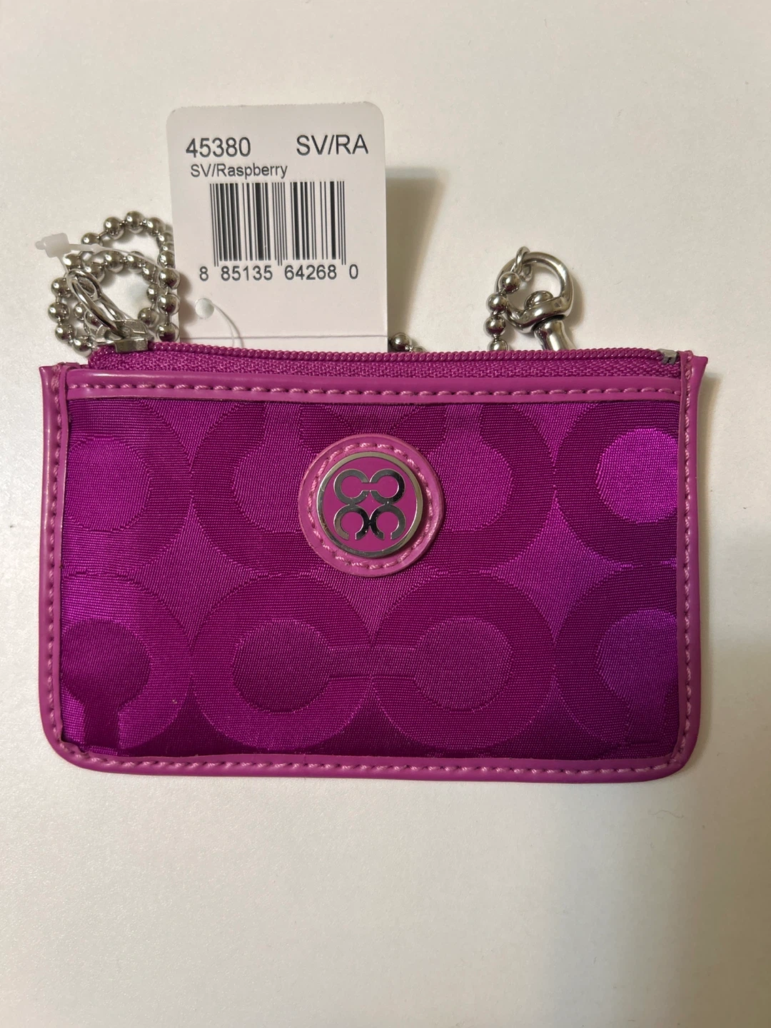 Coach Raspberry Coin Purse